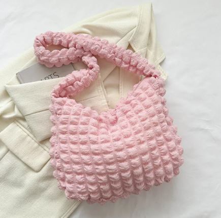 Bolso de mano acolchado