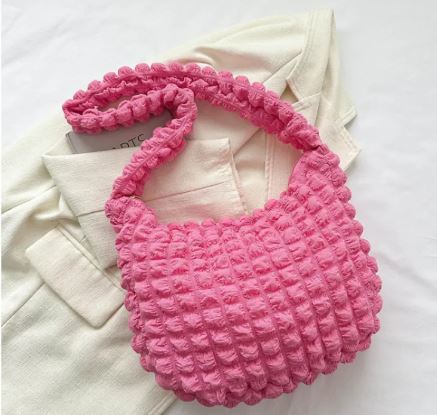 Bolso de mano acolchado